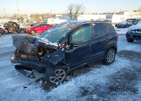 2022 Ford Ecosport Se from USA, damaged, VIN MAJ6S3GLXNC474149